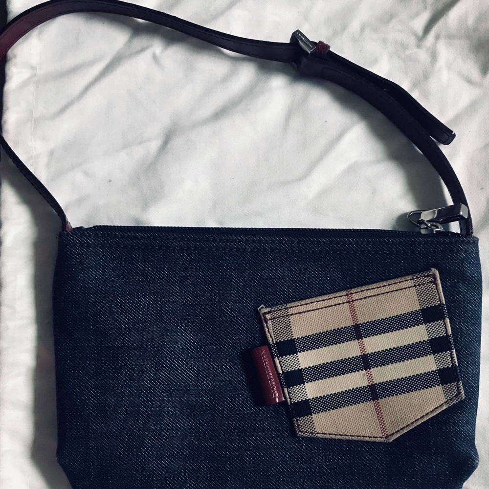 Burberry denim mini bag